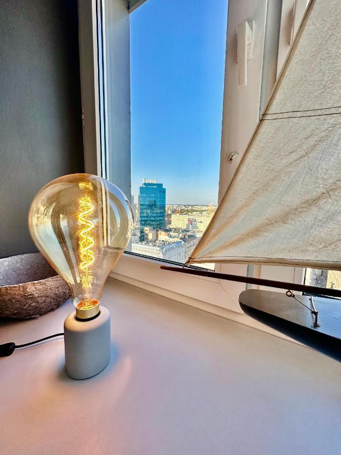 Super Apartament Grey Centrum 2X Metro Fast Wifi 300 Mbs Netflix Appletv Smarttv Spotify Panorama Miasta Warszawa Exteriör bild