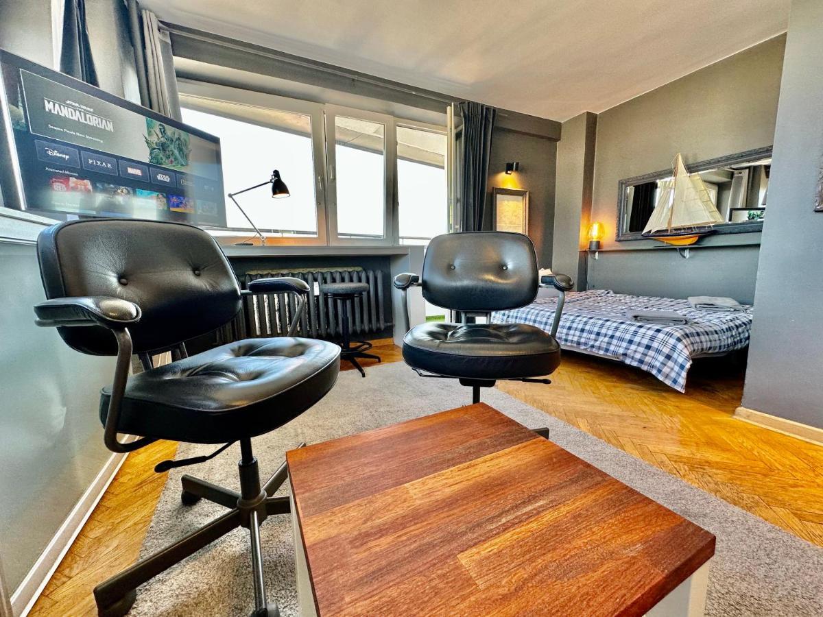 Super Apartament Grey Centrum 2X Metro Fast Wifi 300 Mbs Netflix Appletv Smarttv Spotify Panorama Miasta Warszawa Exteriör bild