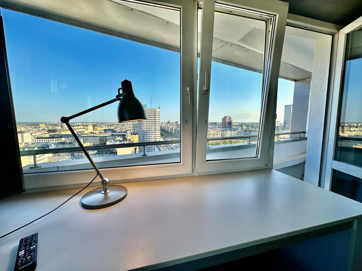 Super Apartament Grey Centrum 2X Metro Fast Wifi 300 Mbs Netflix Appletv Smarttv Spotify Panorama Miasta Warszawa Exteriör bild