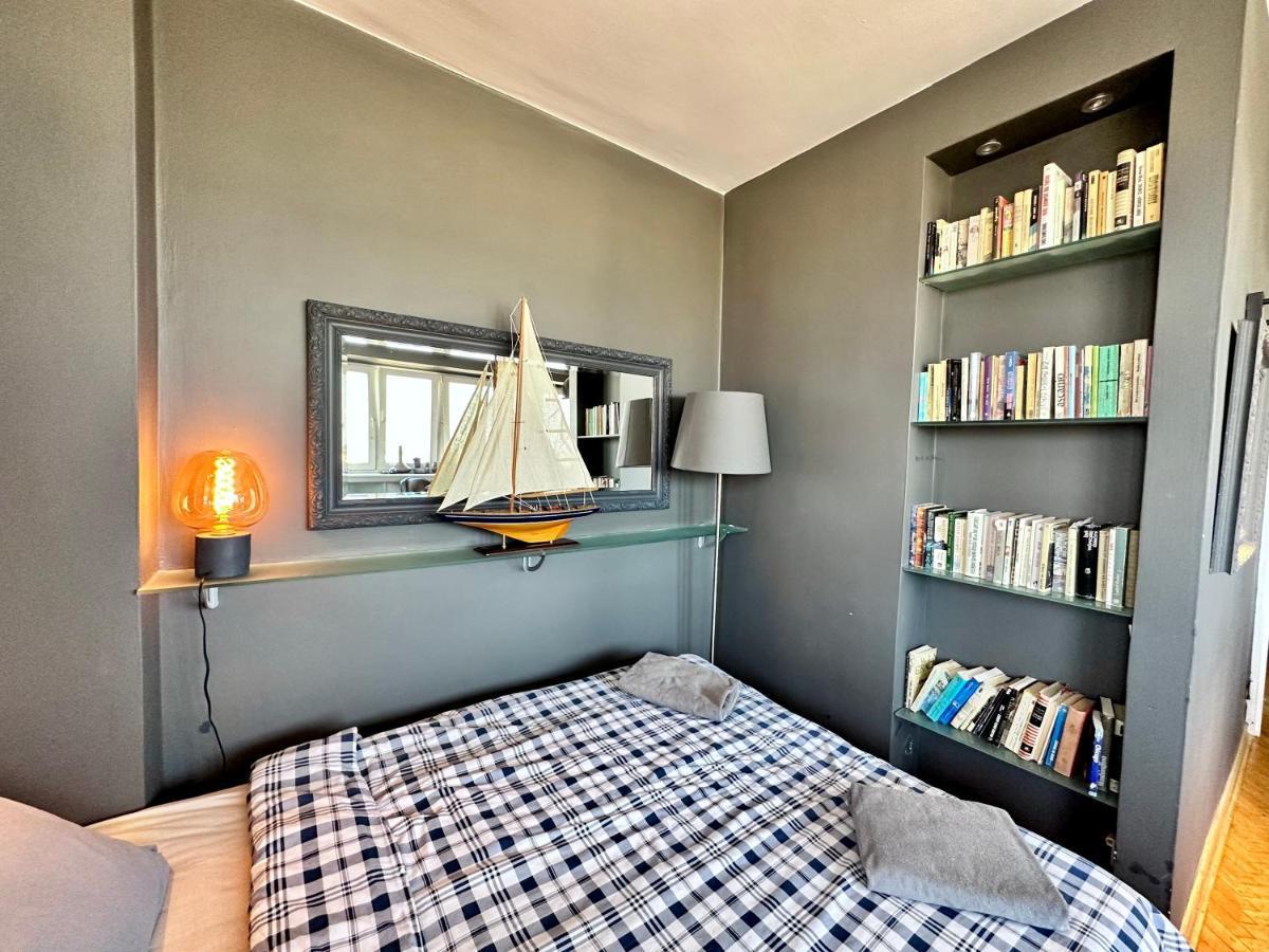 Super Apartament Grey Centrum 2X Metro Fast Wifi 300 Mbs Netflix Appletv Smarttv Spotify Panorama Miasta Warszawa Exteriör bild