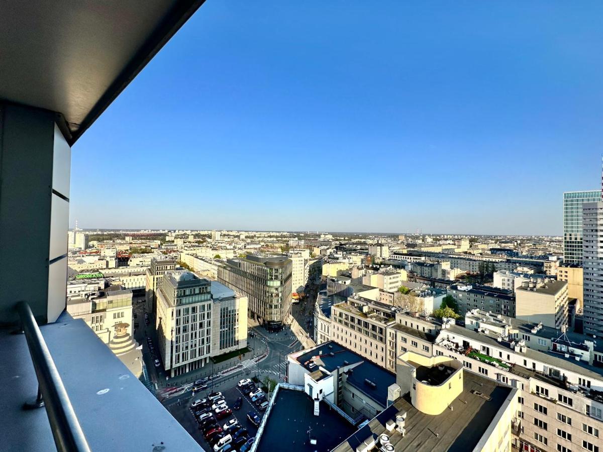 Super Apartament Grey Centrum 2X Metro Fast Wifi 300 Mbs Netflix Appletv Smarttv Spotify Panorama Miasta Warszawa Exteriör bild