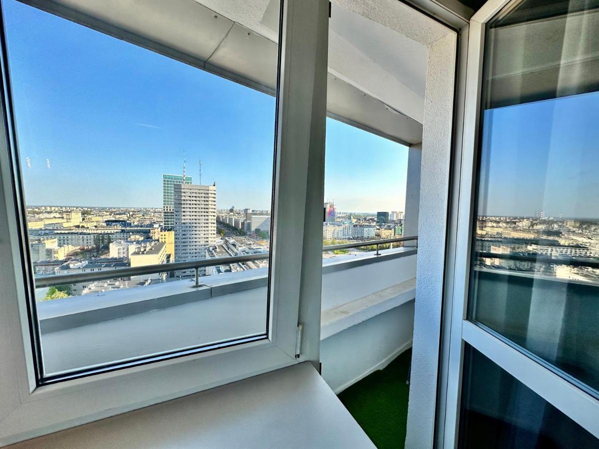 Super Apartament Grey Centrum 2X Metro Fast Wifi 300 Mbs Netflix Appletv Smarttv Spotify Panorama Miasta Warszawa Exteriör bild