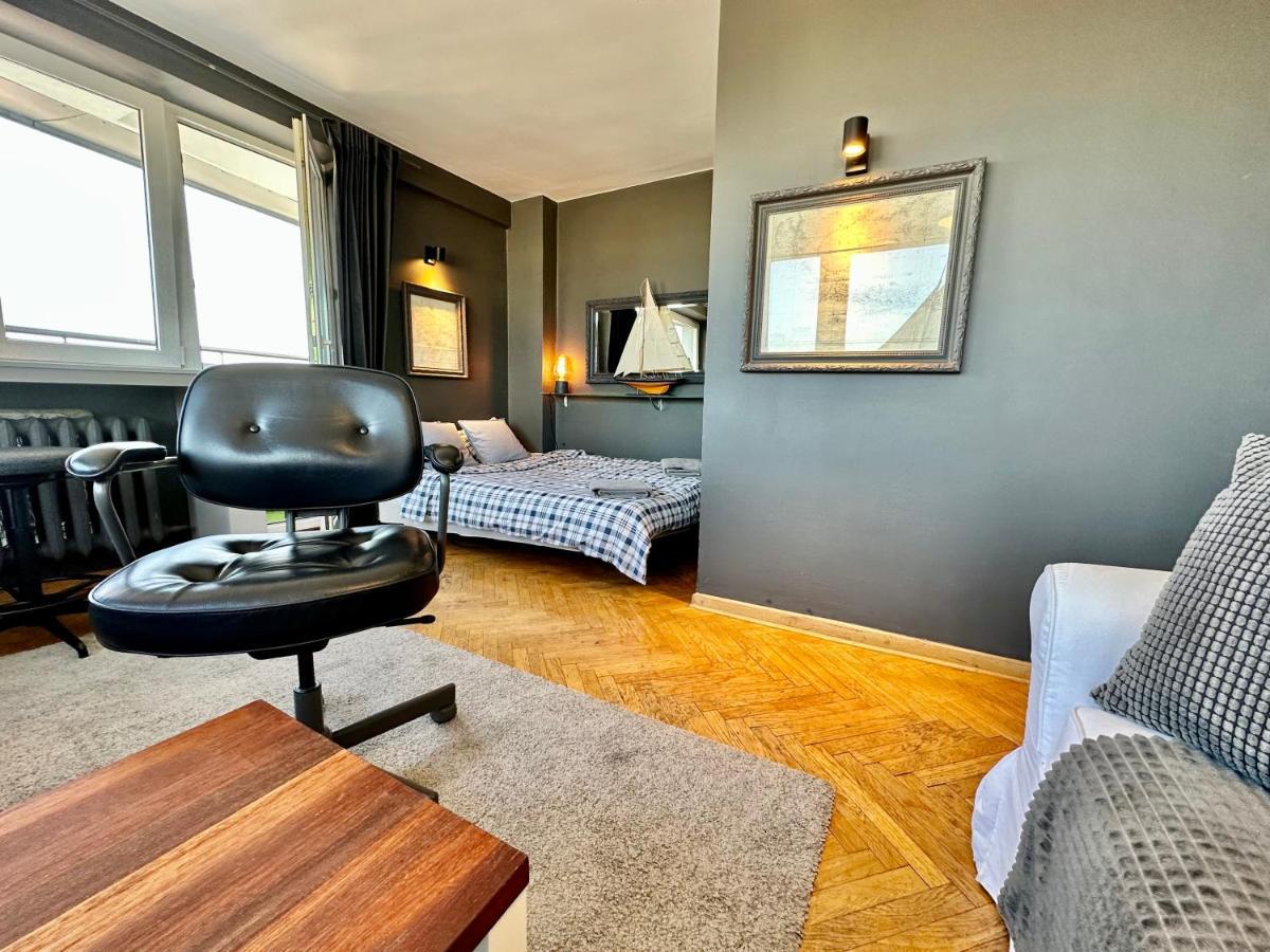 Super Apartament Grey Centrum 2X Metro Fast Wifi 300 Mbs Netflix Appletv Smarttv Spotify Panorama Miasta Warszawa Exteriör bild